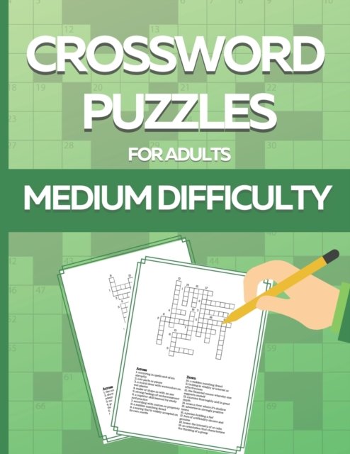 Crossword Puzzle Book for Adults Medium Difficulty: Relax and Solve - LARGE-PRINT, Medium-Level Puzzles to Entertain Your Brain AND CHALLENGE - Da Gabb Ad - Bøker - Independently Published - 9798575634973 - 2. desember 2020