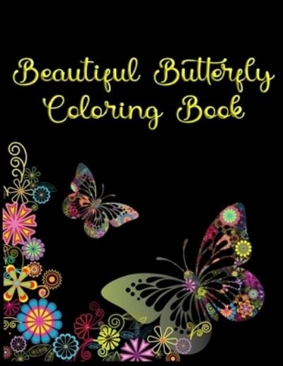 Cover for Masab Press House · Beautiful Butterfly Coloring Book (Pocketbok) (2021)