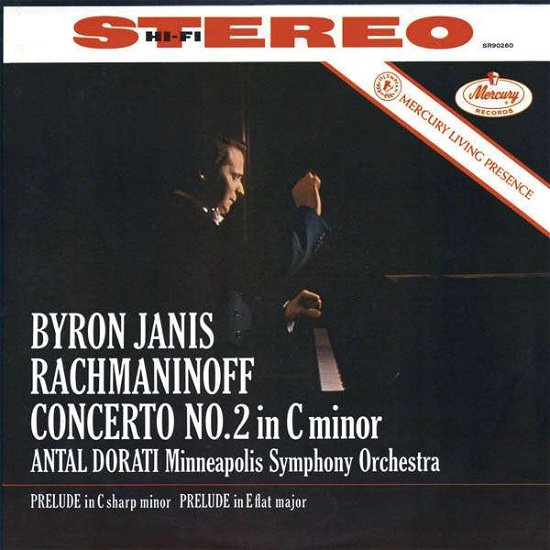 Cover for Byron Janis · Rachmaninov Piano Concerto No.2 (LP) [180 gram edition] (2016)