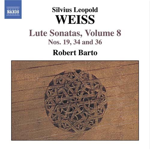 Lute Sonatas 8 - Weiss / Barto - Musikk - NAXOS - 0747313010974 - 30. januar 2007