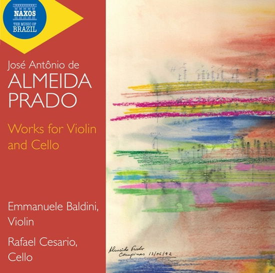 Cover for Emmanuele Baldini &amp; Rafael Cesario · Jose Antonio Resende De Almeida Prado: Works For Violin And Cello (CD) (2024)