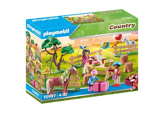 Cover for Playmobil · Kinderverjaardagsfeestje op de ponyboerderij Playmobil (70997) (Leketøy)