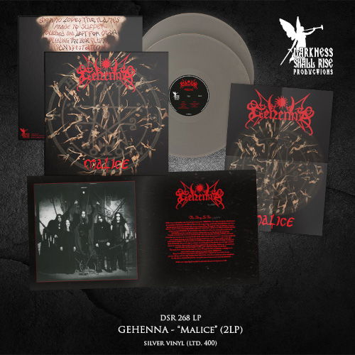 Malice (Our Third Spell) (2 LP Silver Vinyl) - Gehenna - Musiikki - Darkness Shall Rise - 4068651000974 - perjantai 15. marraskuuta 2024