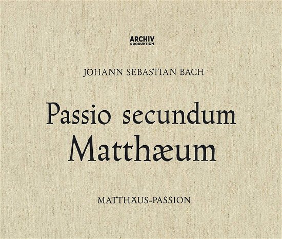 Cover for Bach / Richter,karl · Bach: Matthaus-passion (CD) [Japan Import edition] (2018)