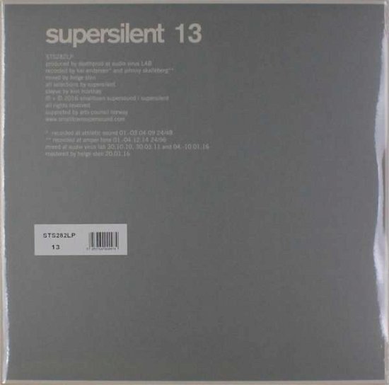13 - Supersilent - Música - SMALLTOWN SUPERSOUND - 5053760020974 - 30 de septiembre de 2016