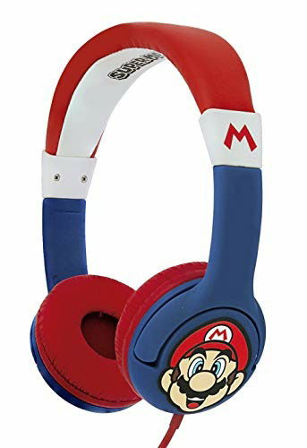 OTL Wired Junior Super Mario Headphones Mario Headphones - OTL Wired Junior Super Mario Headphones Mario Headphones - Koopwaar - Oceania Trading Limited - 5055371622974 - 