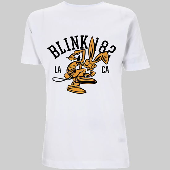 Cover for Blink-182 · Blink-182 Unisex T-Shirt: College Mascot (T-shirt) [size S] [White - Unisex edition] (2023)