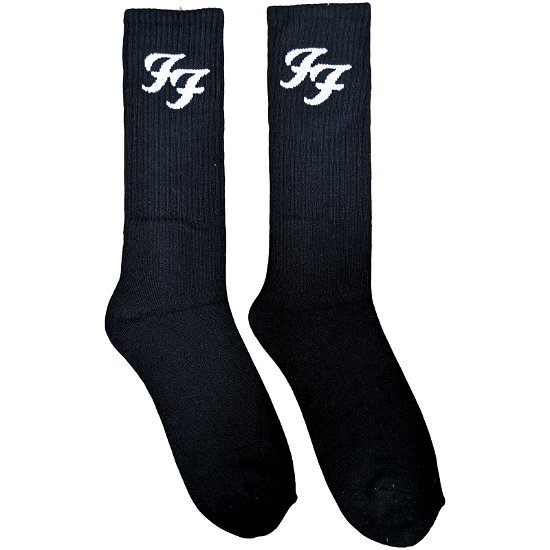 Cover for Foo Fighters · Foo Fighters Unisex Socks: White FF (Ex-Tour) (Strømper)