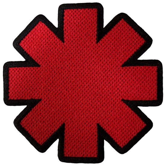 Cover for Red Hot Chili Peppers · Red Hot Chili Peppers Woven Patch: Asterisk Cut-Out (Standard) (Patch) (2024)