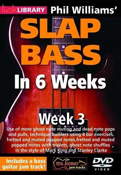 Cover for Lick Library Slap Bass in 6 We · Lick Library Slap Bass In 6 Weeks Week 3 (DVD) (2011)