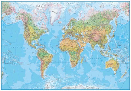 Cover for Klassisk verdenskort - Kolli 4 (Kort) [2. udgave] (2022)