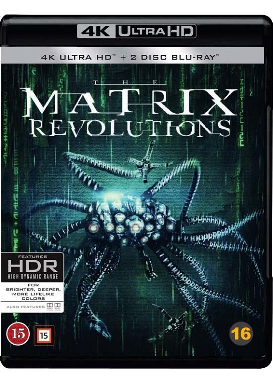 Cover for The Matrix Revolutions (4K Ultra HD/BD) [4K edition] (2018)