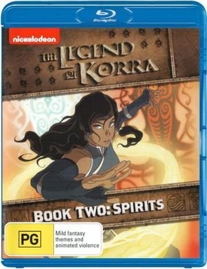 Cover for Legend of Korra Book Two - Sp · Legend of Korra: Book Two - Spirit (Blu-ray) (2014)