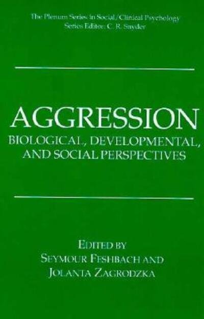 Cover for Aggression (Hardcover Book) (1996)