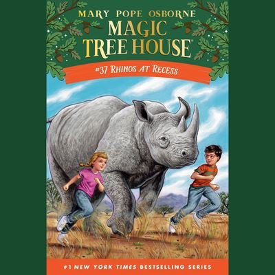 Cover for Mary Pope Osborne · Rhinos at Recess - Magic Tree House (R) (Hörbok (CD)) [Unabridged edition] (2023)