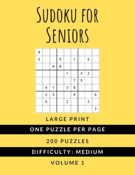 Sudoku For Seniors - Hmdpuzzles Publications - Książki - Independently Published - 9781076499974 - 26 czerwca 2019