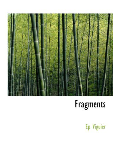 Cover for EP Viguier · Fragments (Paperback Book) [French edition] (2010)