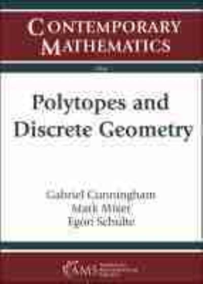 Cover for Polytopes and Discrete Geometry - Contemporary Mathematics (Paperback Book) (2021)