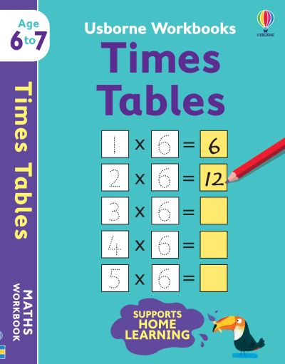 Cover for Holly Bathie · Usborne Workbooks Times Tables 6-7 - Usborne Workbooks (Pocketbok) (2021)