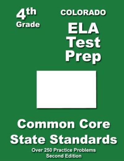 Cover for Teachers' Treasures · Colorado 4th Grade Ela Test Prep: Common Core Learning Standards (Paperback Book) (2013)