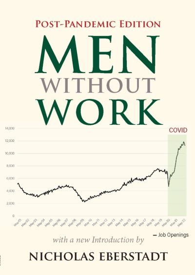 Cover for Nicholas Eberstadt · Men without Work: Post-Pandemic Edition (2022) - New Threats to Freedom Series (Pocketbok) [Second Edition, Second edition] (2022)