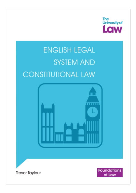 Cover for Trevor Tayleur · Foundations of Law - English Legal System and Constitutional Law - Foundations of Law (Paperback Book) (2025)