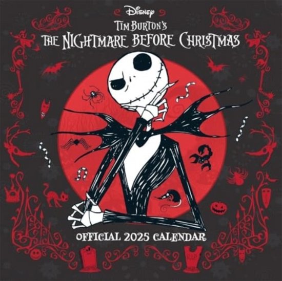 Official The Nightmare Before Christmas Square Calendar 2025 -  - Fanituote - Danilo Promotions Limited - 9781835270974 - sunnuntai 1. syyskuuta 2024