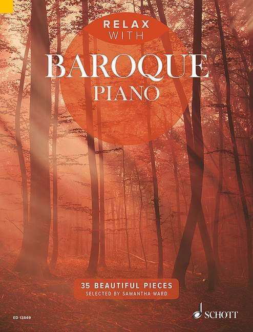Cover for Relax with Baroque Piano: 35 Beautiful Pieces (Book) [Multilingual edition] (2016)