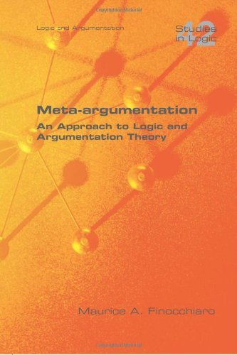 Cover for Maurice A. Finocchiaro · Meta-argumentation.  an Approach to Logic and Argumentation Theory (Studies in Logic) (Pocketbok) (2013)