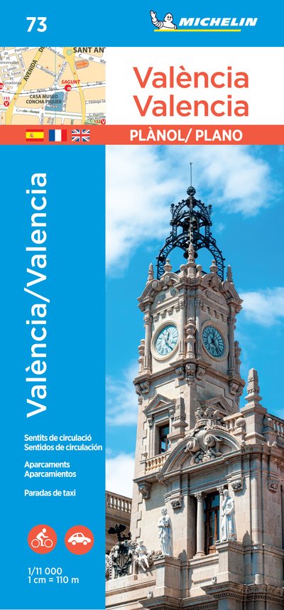 Valencia - Michelin City Plan 73: City Plans - Michelin - Books - Michelin Editions des Voyages - 9782067236974 - March 15, 2019