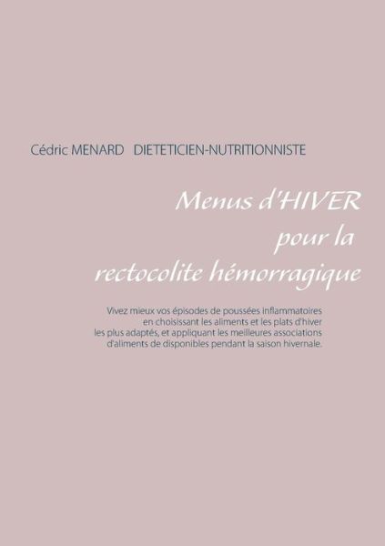 Cover for Ménard · Menus d'hiver pour la rectocolit (Book) (2019)