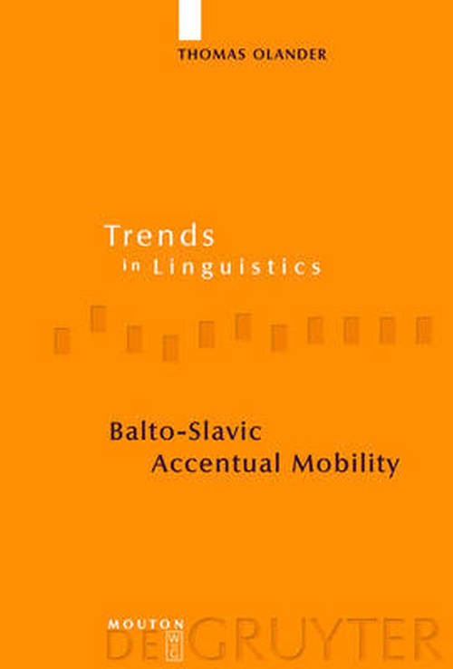 Cover for T. Olander · Balto-Slavic Accentual Mobil (Book) (2009)