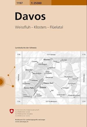 Cover for Switzerland Swisstopo · Davos 2016 (Map) (2017)