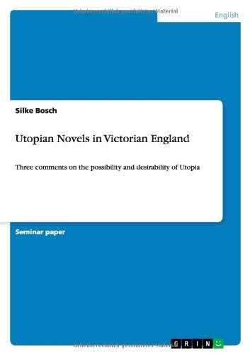Cover for Bosch · Utopian Novels in Victorian Engla (Book) (2013)