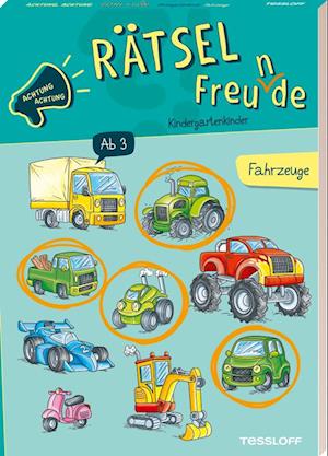 Cover for Stefan Lohr · Achtung Achtung Rätselfreu (n)de. Kindergartenkinder. Fahrzeuge (Book) (2024)