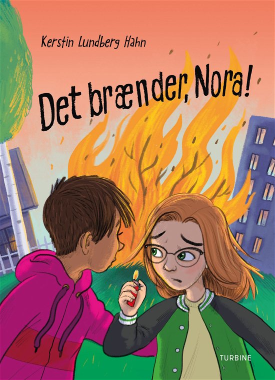 Cover for Kerstin Lundberg Hahn · Det brænder, Nora (Hardcover Book) [1º edição] (2021)