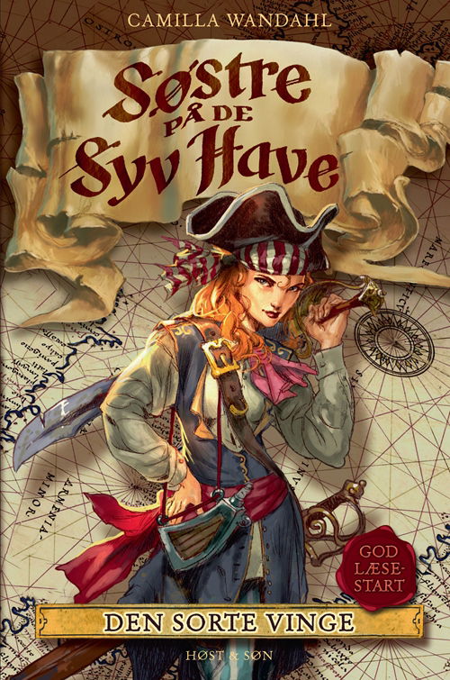 Cover for Camilla Wandahl · Søstre på de syv have: Søstre på De Syv Have - Den Sorte Vinge (Gebundesens Buch) [2. Ausgabe] (2019)