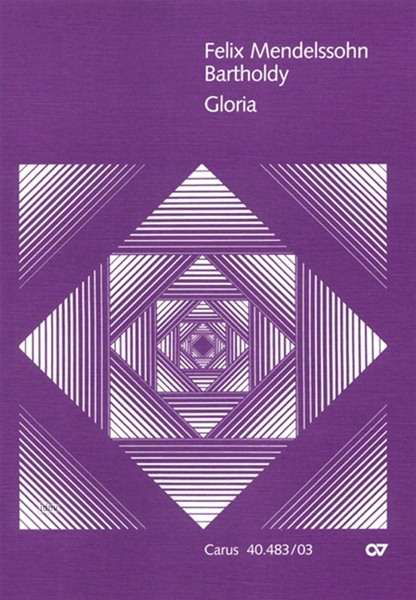 Cover for Mendelssohn · Gloria Es,KA.CV40.483/03 (Bok)