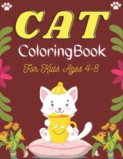 Cover for Srmndm Publications · CAT Coloring Book For Kids Ages 4-8 (Paperback Bog) (2020)