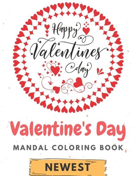 Cover for Kacper Podsiadly · Valentine's Day Mandala Coloring Book (Paperback Book) (2021)