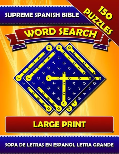 Cover for Gale Barsony · Supreme Spanish Bible Word Search (Large Print). Sopa de Letras en Espanol Letra Grande (Paperback Book) (2020)