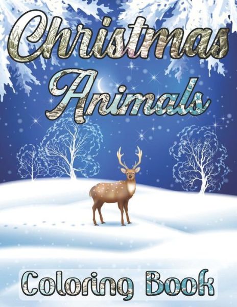 Cover for Linda Grant · Christmas Animals Coloring Book (Paperback Book) (2020)