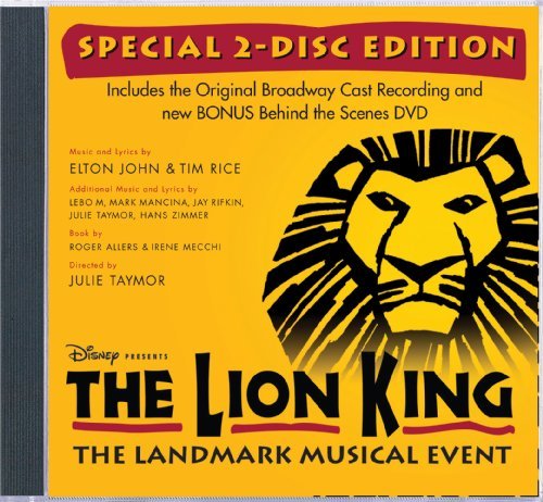 The Lion King - Original Broadway Cast Recording - V/A - Musik - WALT DISNEY - 0050087157975 - 12. januar 2010