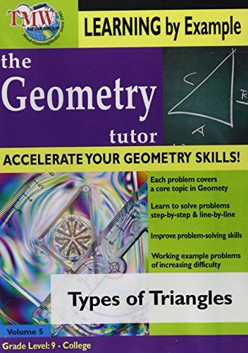 Cover for Types of Triangles: Geometry Tutor · Geometry Tutor Types Of Triangles (DVD) (2010)