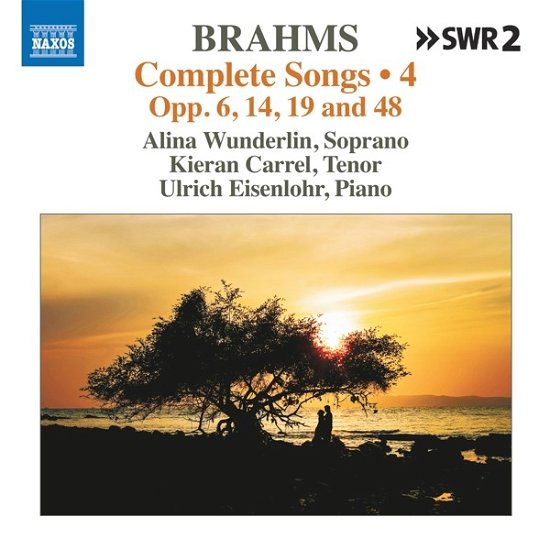 Brahms: Complete Songs, Vol. 4 Opp. 6, 14, 19 And 48 - Alina Wunderlin - Musik - NAXOS - 0747313448975 - 1. december 2023
