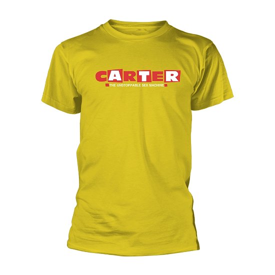 Cover for Carter the Unstoppable Sex Machine · Carter Usm Logo (Yellow) (TØJ) [size L] [Yellow edition] (2021)