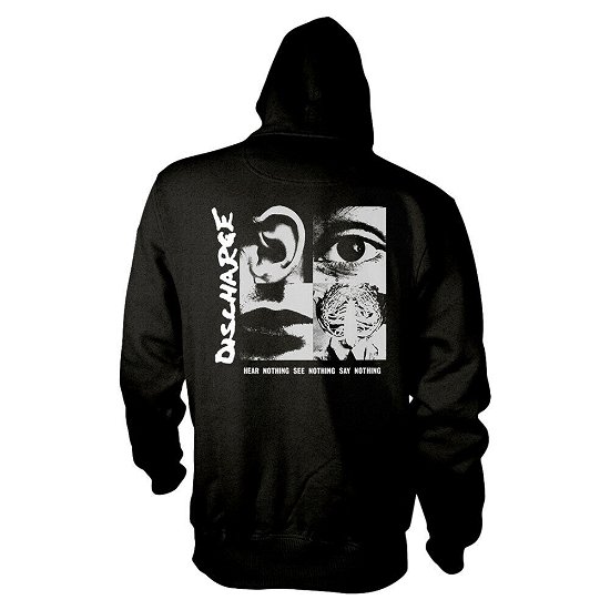 Cover for Discharge · Hear Nothing (Hoodie) [size S] [Black edition] (2019)