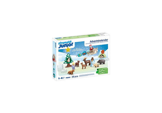 Cover for Playmobil · Playmobil - Junior: Advent Calendar Snowy Christmas (70297) (Toys)