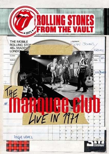 Cover for The Rolling Stones · From The Vault: The Marquee (Live in 1971) (MDVD) (2015)