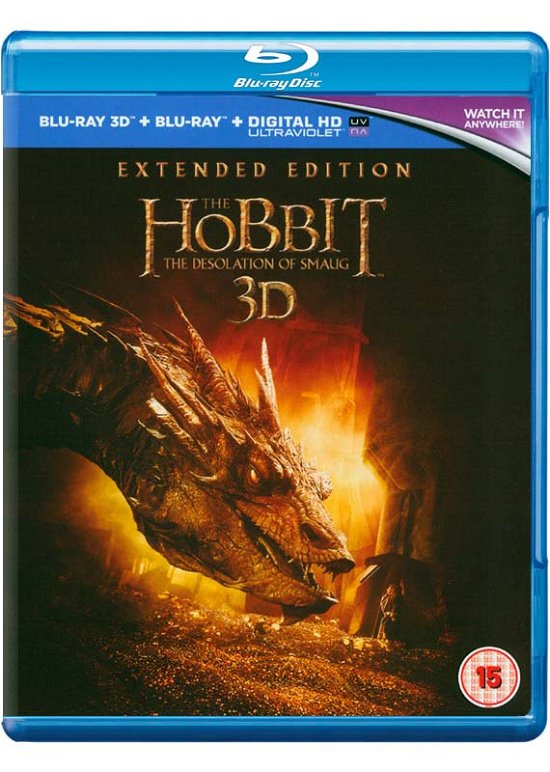 Cover for The Hobbit: the Desolation of · The Hobbit - The Desolation Of Smaug 3D (Blu-ray) [Extended edition] (2014)